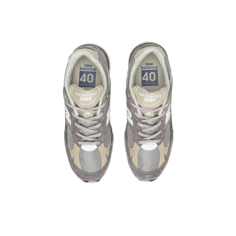 New Balance 991 MiUK 40th Anniversary Grey Women's-3