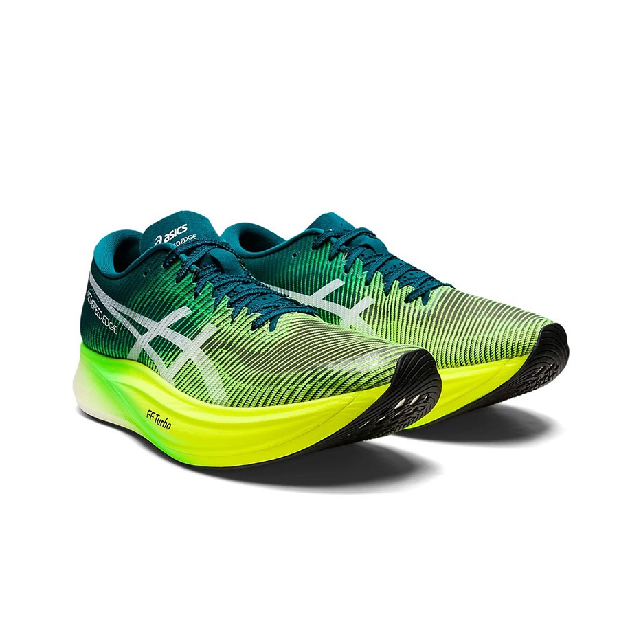 ASICS Metaspeed Edge+ Velvet Pine Safety Yellow Asics Metaspeed Edge+ Velvet Pine Safety Yellow US M 11 - POIZON