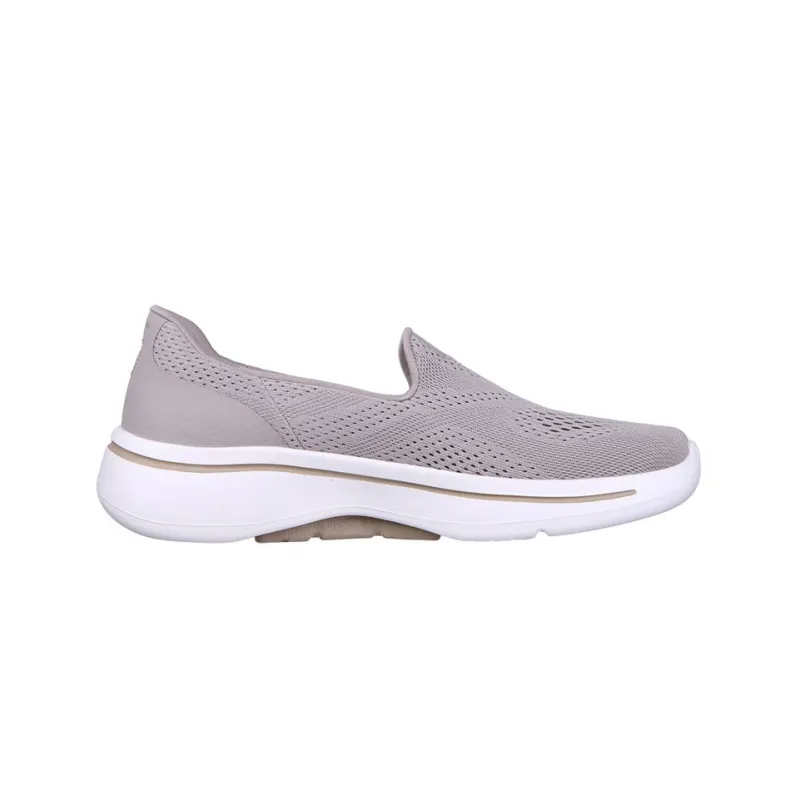 Skechers Go Walk Arch Fit Cushioning, Slip Resistant, Abrasion Resistant, Breathable Low Top Casual Shoes Women's Taupe-1