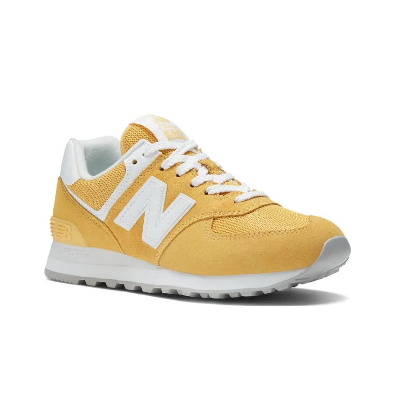 New Balance 574 Pastel Yellow White Women's-2