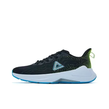 PEAK Cushioning Low Top Running Shoes Men's Black Green