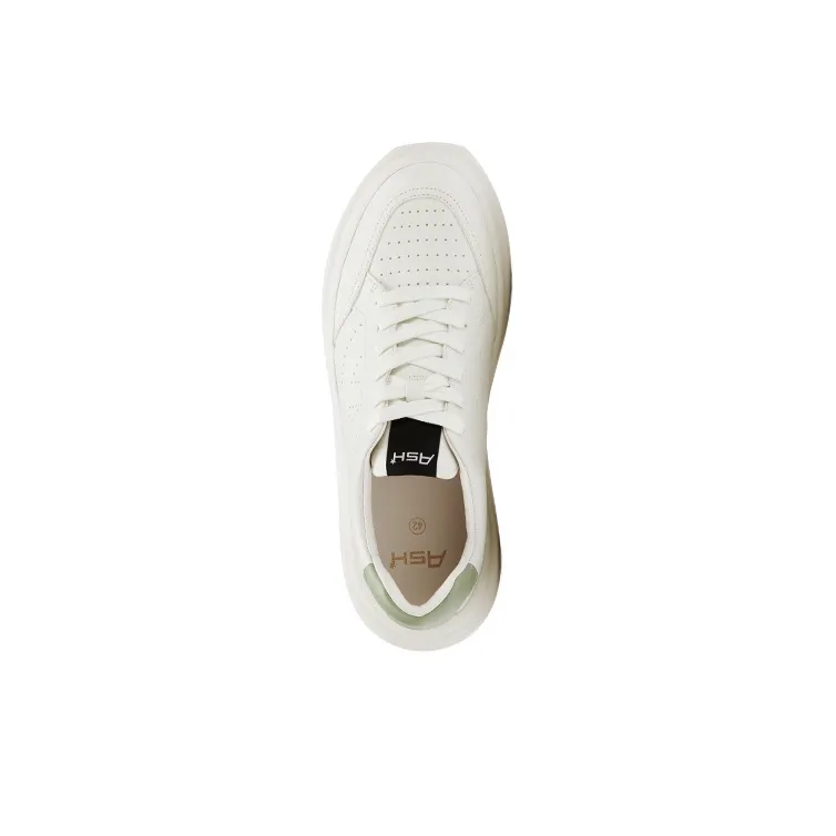 ASH IMPULS MAN Collection Height Increasing Slip-Resistant Casual White Sneakers Men's-3