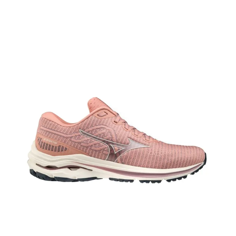 Mizuno Women's Wave Inspire 18 Waveknit Super Wide 'Rose' Women's-1