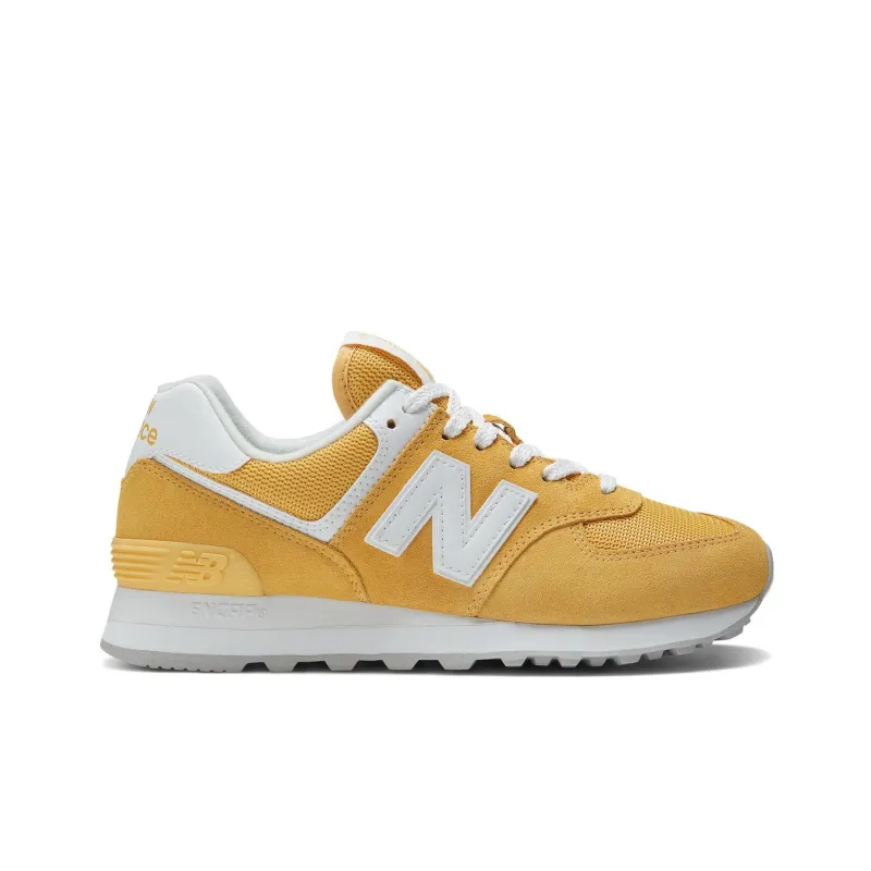 New Balance 574 Pastel Yellow White Women's-1