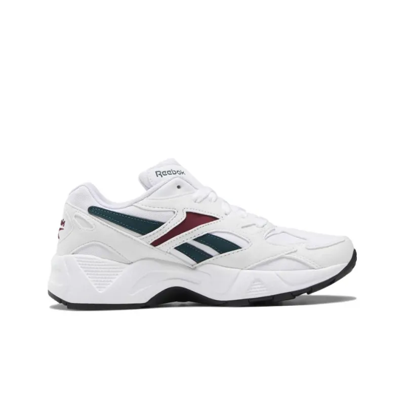 Reebok Aztrek 96 Wear-Resistant Low-Top Running Shoes Women's White Green-1