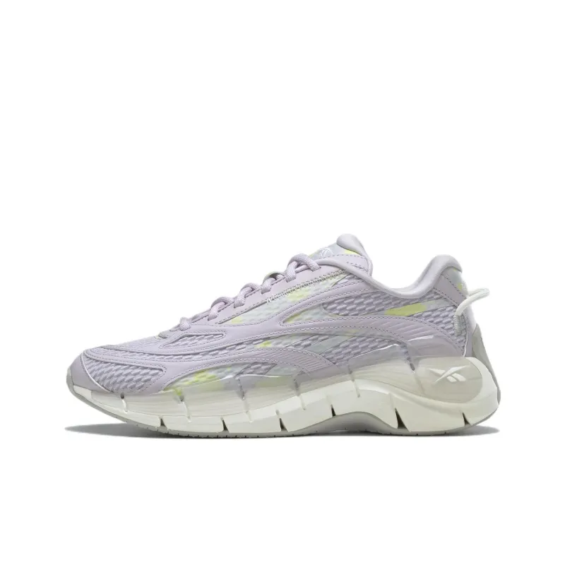 Reebok Zig Kinetica 2.5 Cushioning Anti-Slip Wear-Resistant Breathability Low-Top Running Shoes Women's Purple-0