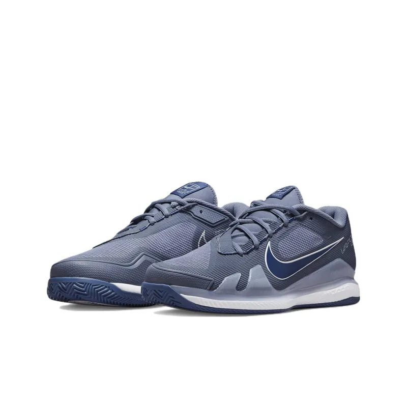 Nike Air Zoom Vapor Pro Court Cushioned Anti Slip And Wear Resistant Lightweight Low Top Tennis Shoes Men's Dark Blue-2
