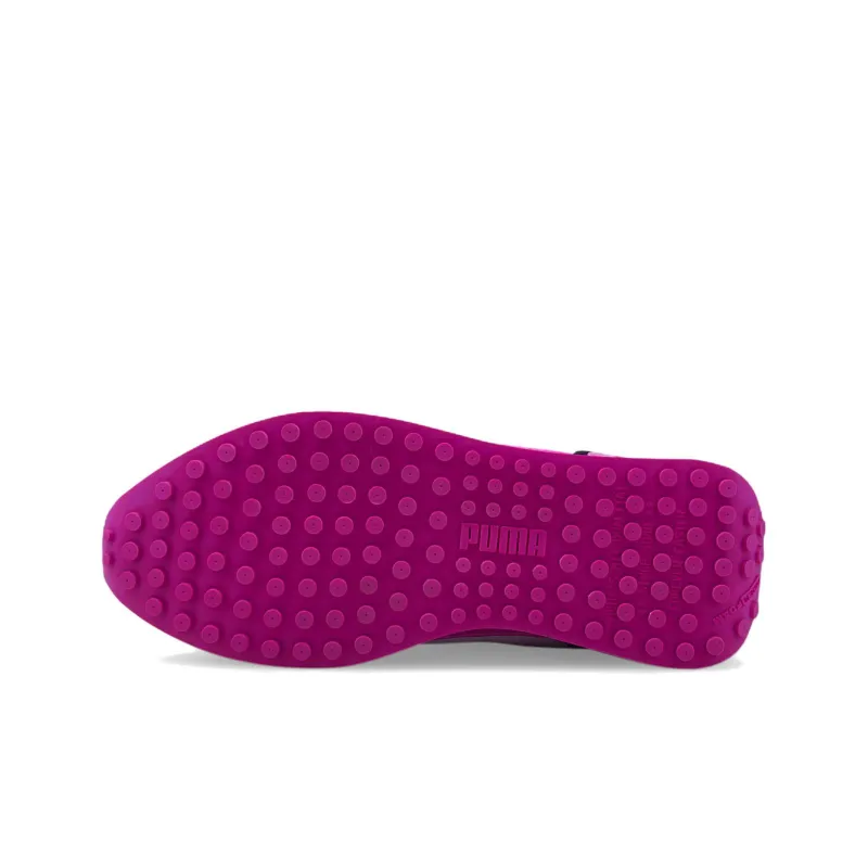 PUMA Future Rider Cushioning Anti-Slip And Wear-Resistant Low-Top Casual Shoes Women's White Purple-4