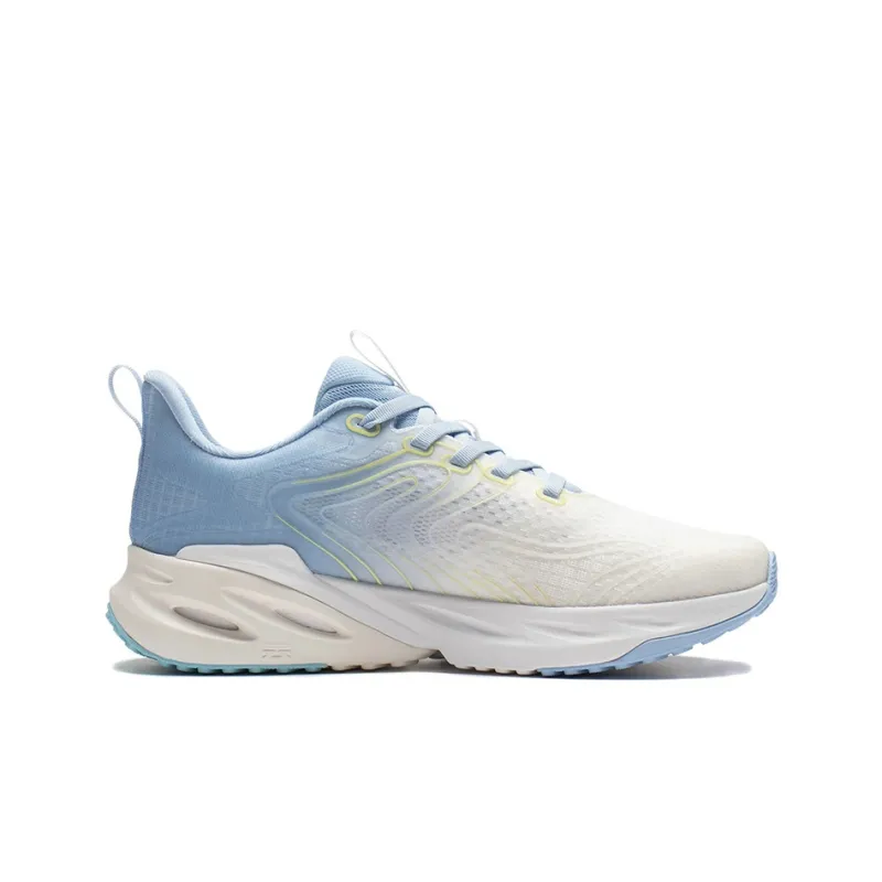 LiNing EazGo Cushioning Low-Top Running Shoes Men's White Blue-1