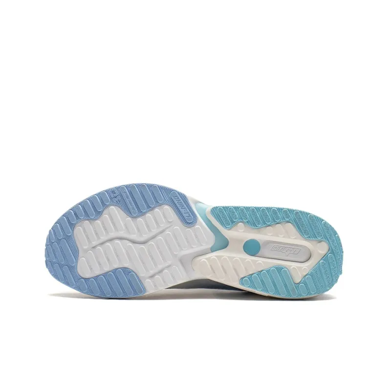 LiNing EazGo Cushioning Low-Top Running Shoes Men's White Blue-3