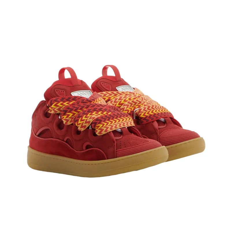 Lanvin Leather Curb Poppy Red-2