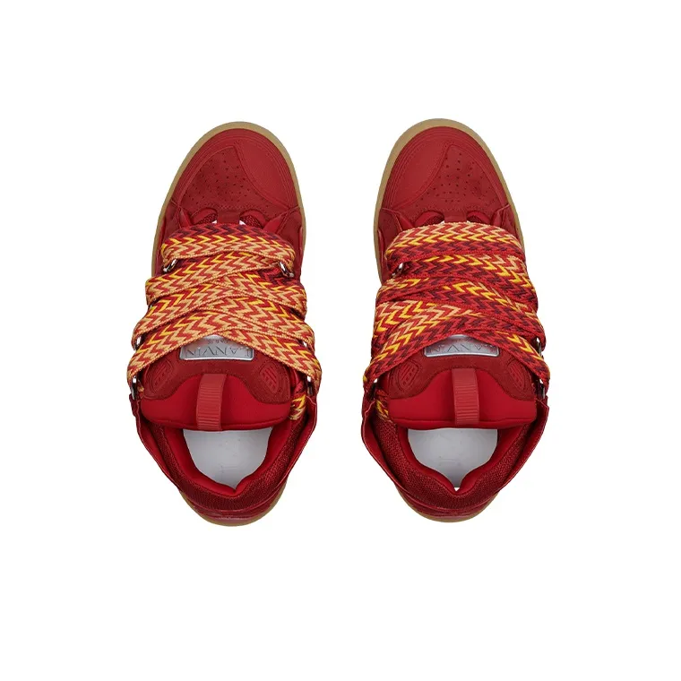 Lanvin Leather Curb Poppy Red-4