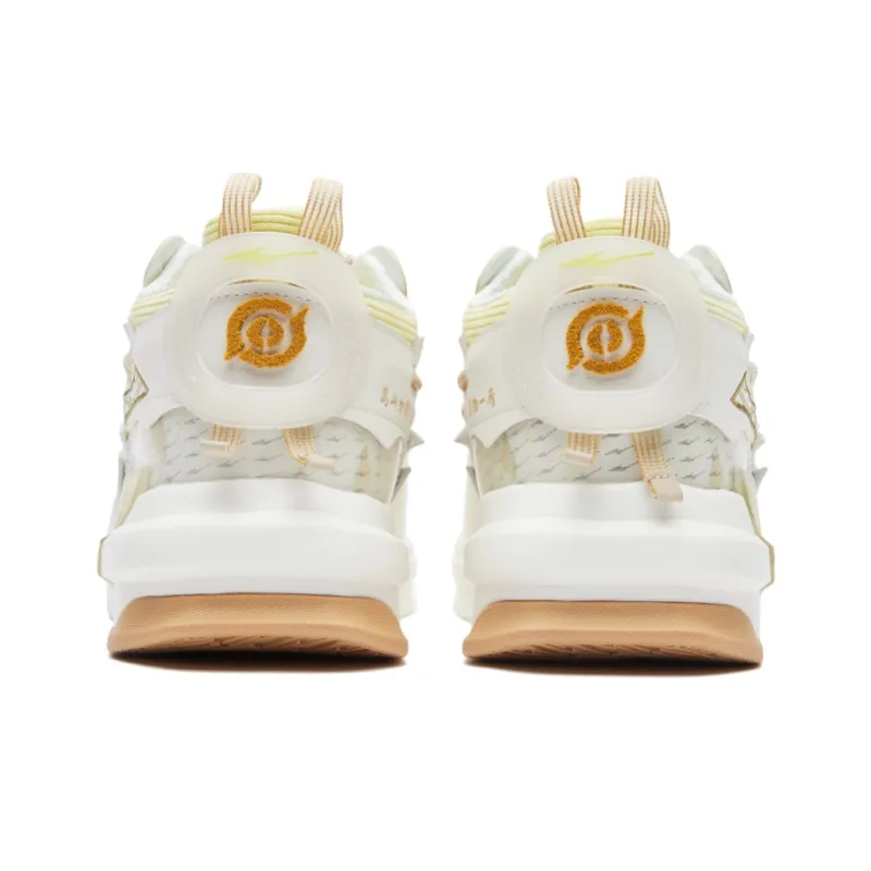 Honor Of Kings X Erke King Of Glory Series Skateboard Shoes Men Low Top Unbleached Original Color/Spirulina Green-2