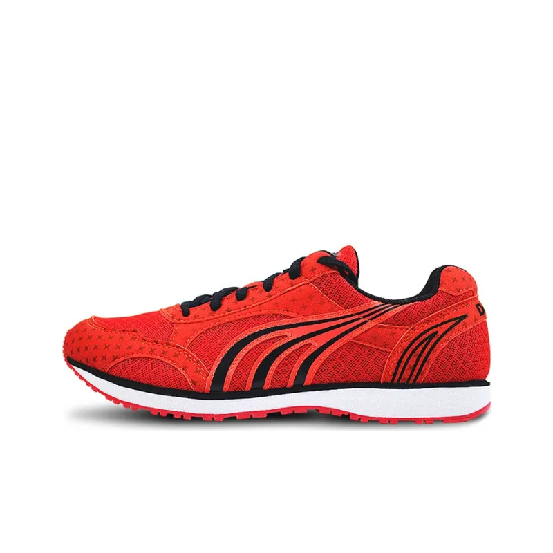 DO WIN Cushioned Slip Resistant Abrasion Resistant Low Top Running Shoes Unisex Red-0