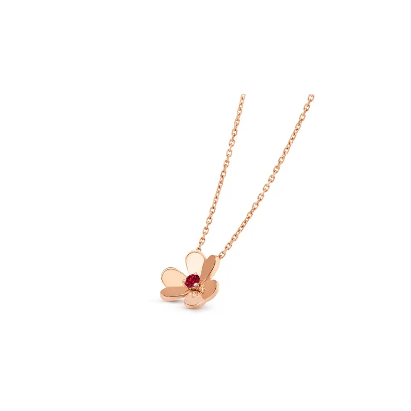Van Cleef & Arpels 18K Rose Gold Necklaces Women's-2