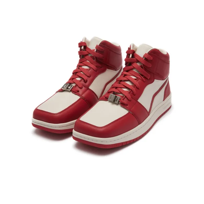 CALVINLUO Lenoir Stylish Skateboarding Shoes Unisex Red-3