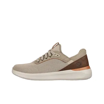Skechers Lattimore Cushioning Anti Slip Wear Resistant Breathability Low Top Casual Shoes Men's Brown