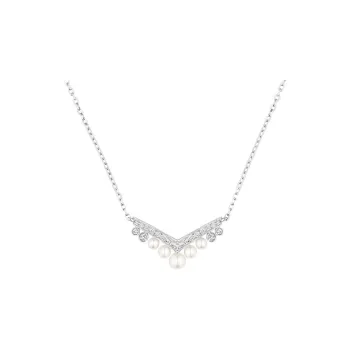 Chaumet JOSÉPHINE White Gold Pearl Diamond Necklace