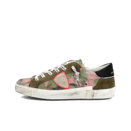PHILIPPE MODEL Skateboard Shoes Women's Low-Top Camouflage