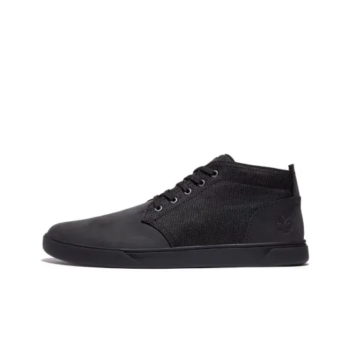 Timberland Chukka Skateboard Shoes Men Low-Top Black