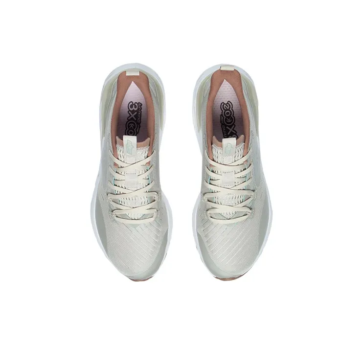 LiNing EazGo Cushioning Low Top Running Shoes Men's Oat Gray-3