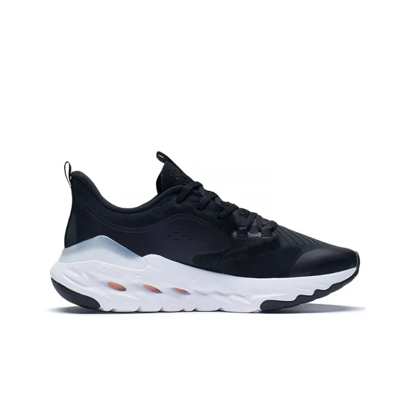 LiNing EazGo Cushioning Low Top Running Shoes Men's Black Comfortable-1