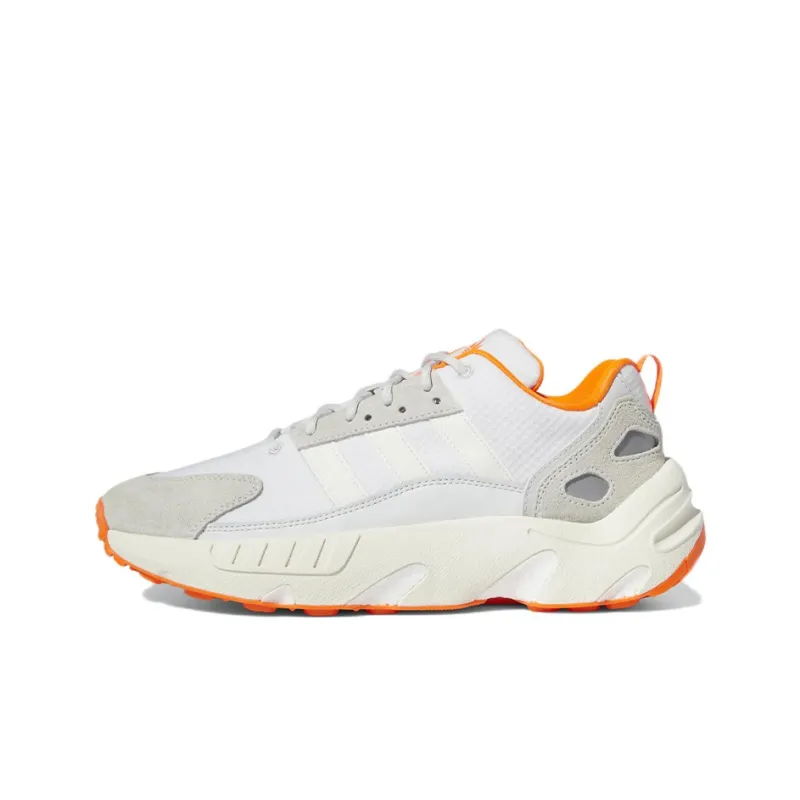 Adidas Zx 22 Boost Crystal White Solar Orange-0