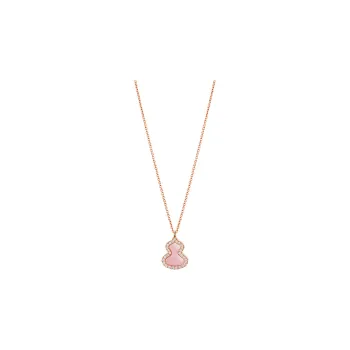 Qeelin Wulu Necklace Collection 18K Rose Gold Necklaces Women's Pink
