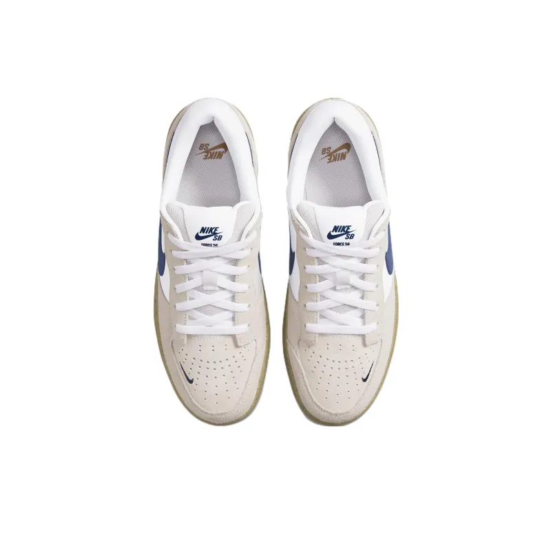 Nike Sb Force 58 White Light Brown Gum-3