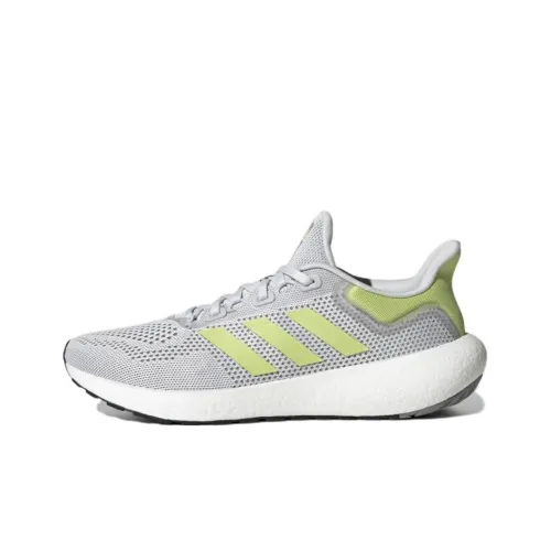 Adidas Pureboost 22 Running Shoes Unisex Low-Top Gray/Yellow