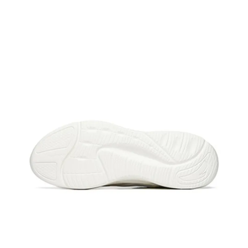 ANTA Running Collection Running Shoes Men Low Top Ivory White/Mud Gray/Black-5