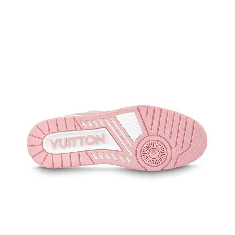 LOUIS VUITTON Trainer Pink White Women's-4