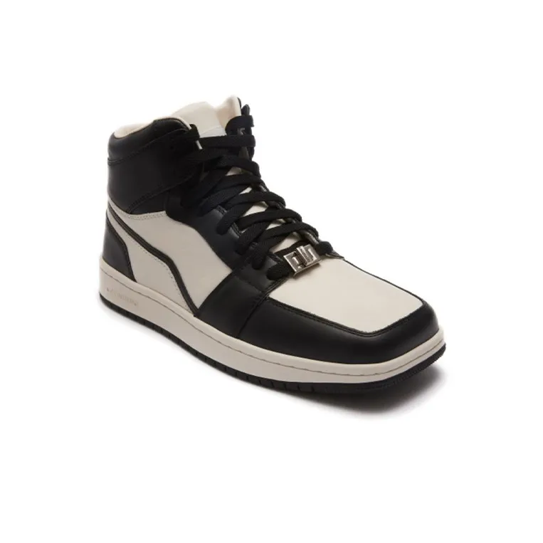 CALVINLUO Lenoir High Top Stylish Skateboarding Shoes Unisex Black-3
