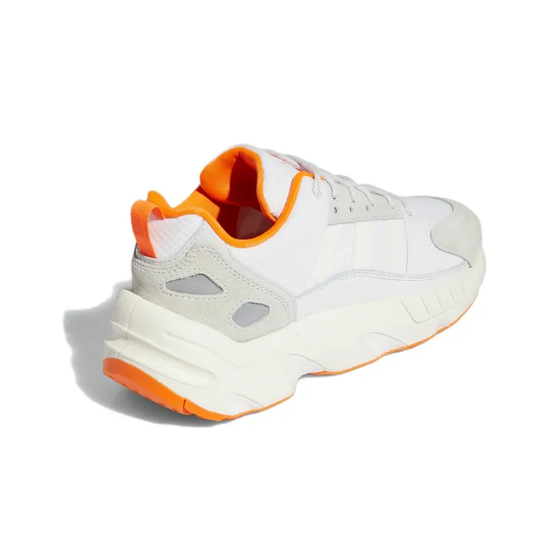 Adidas Zx 22 Boost Crystal White Solar Orange-3