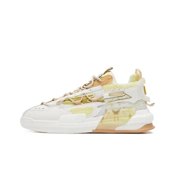 Honor Of Kings X Erke King Of Glory Series Skateboard Shoes Men Low Top Unbleached Original Color/Spirulina Green