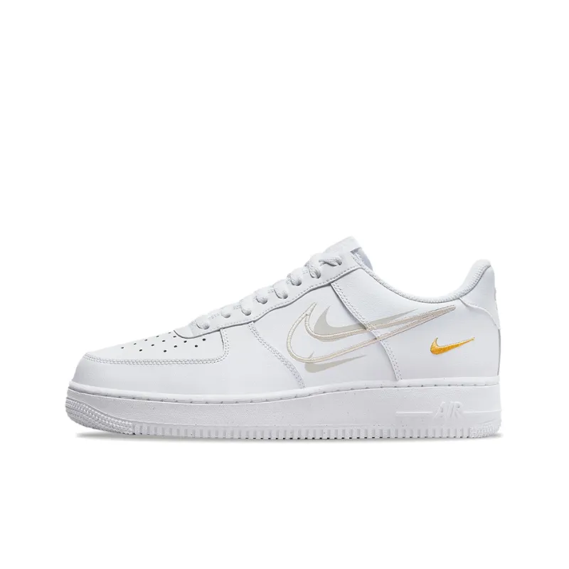 Nike Air Force 1 Low Multi Swoosh White Yellow-0