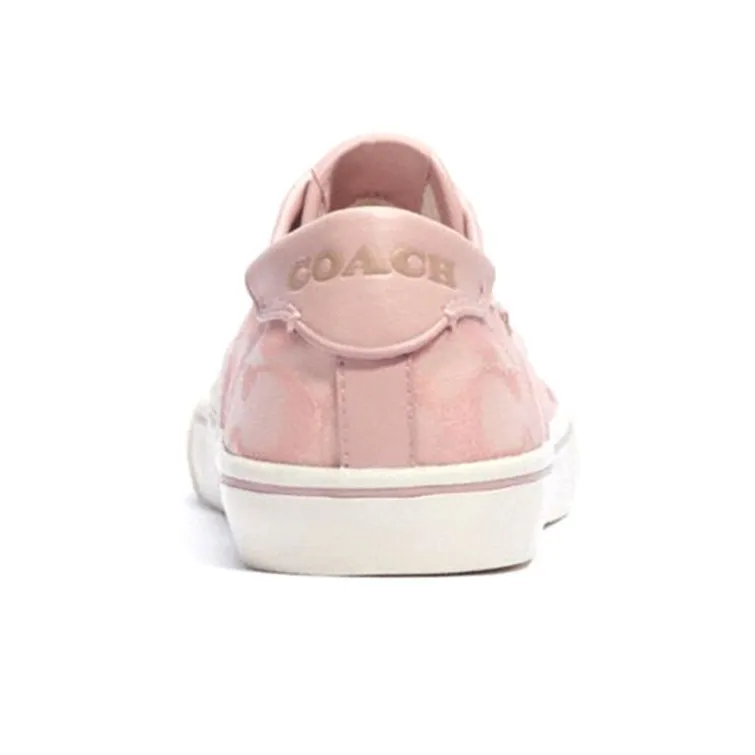 COACH CitySole Low Top Stylish Skateboarding Shoes Women's Pink White-3