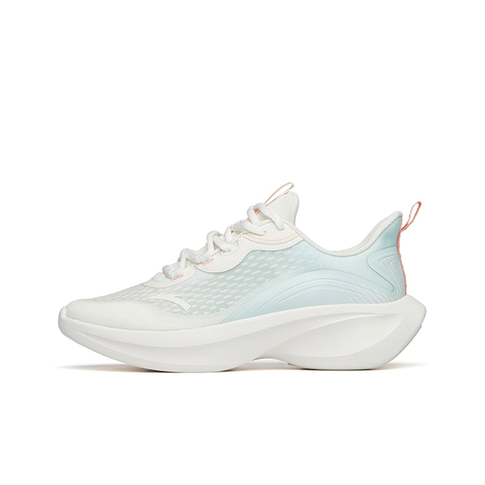 White foams with rainbow bottom hotsell