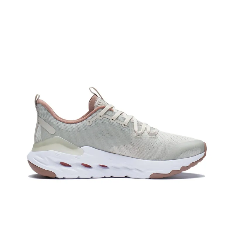 LiNing EazGo Cushioning Low Top Running Shoes Men's Oat Gray-1