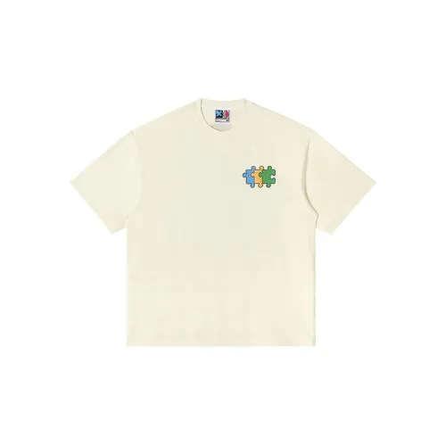 YADcrew T-Shirts Unisex Beige