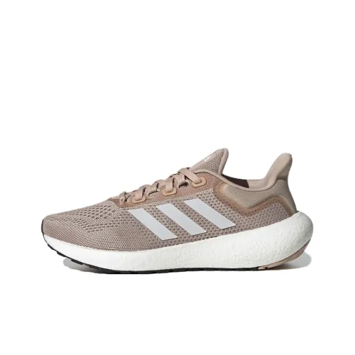 Adidas Pureboost 22 Running Shoes Women's Low-Top Taupe