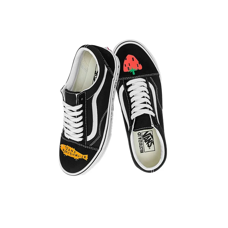 Vans Old Skool Classic Casual Skateboarding Shoes Series 275C Unisex Black-3
