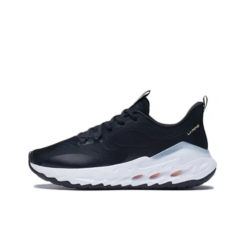 LiNing EazGo Cushioning Low Top Running Shoes Men's Black Comfortable