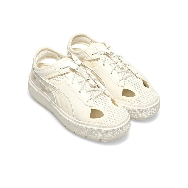 PUMA Platform Trace Lite Mule Pristine Marshmallow Women's-2