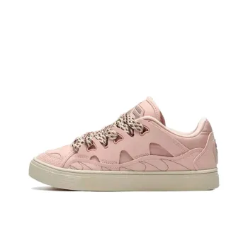 FILA FUSION Casper Durable Lightweight And Breathable Low Top Skateboard Shoes Women's Gray Oil Pink