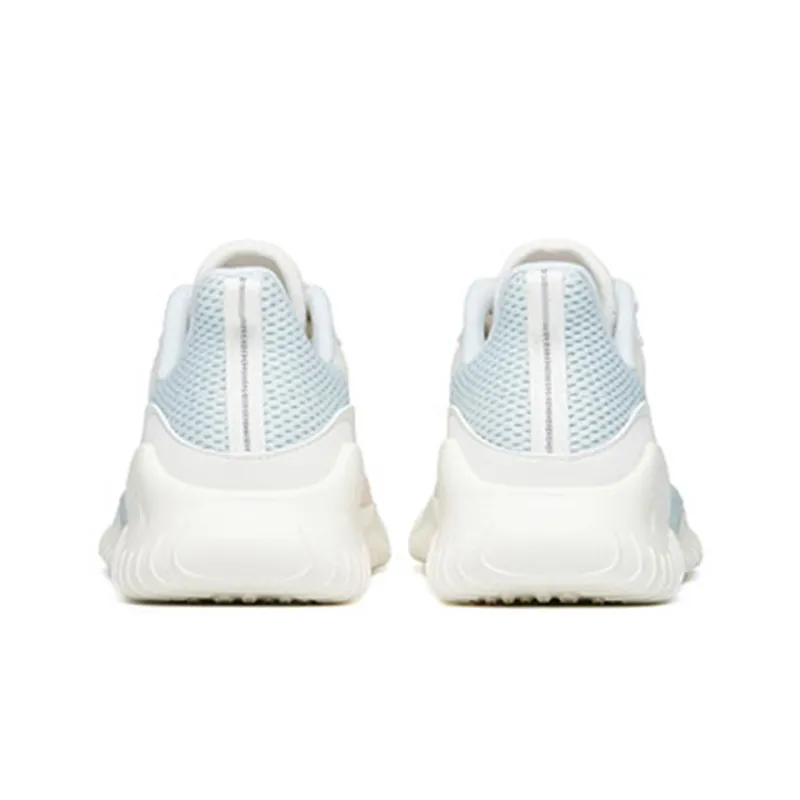 ANTA Running Collection Running Shoes Women's Low Top Ivory White/Illusion Blue/Apricot Blossom Pink-4