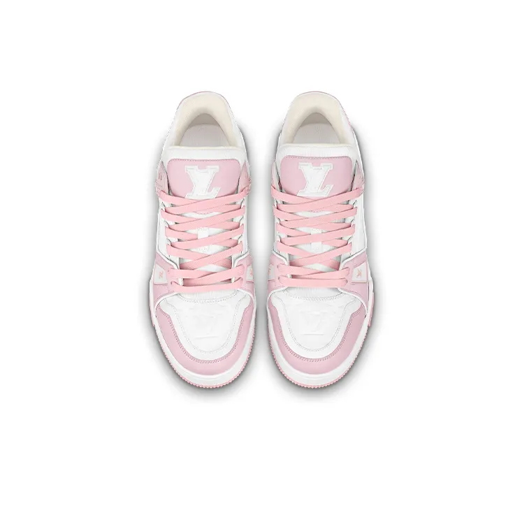 LOUIS VUITTON Trainer Pink White Women's-2