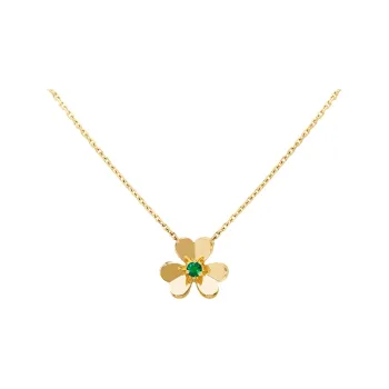 Van Cleef & Arpels Frivole Series 18k Necklaces Women's Gold