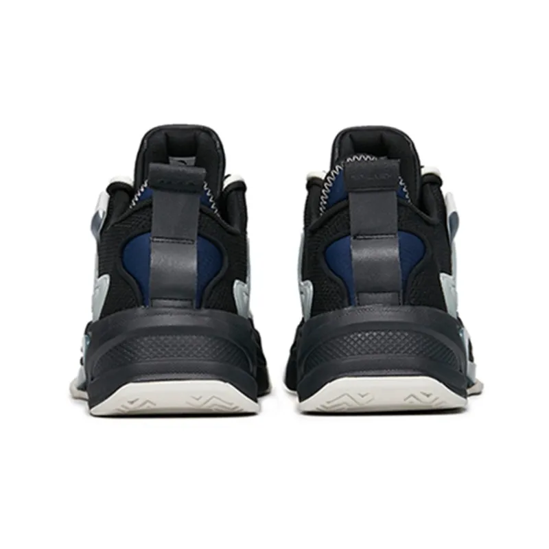 Anta G6 Soup Wear-Resistant Low-Top Sports Casual Shoes Men's Black Gray Blue-4