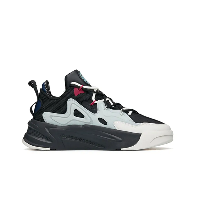 Anta G6 Soup Wear-Resistant Low-Top Sports Casual Shoes Men's Black Gray Blue-1